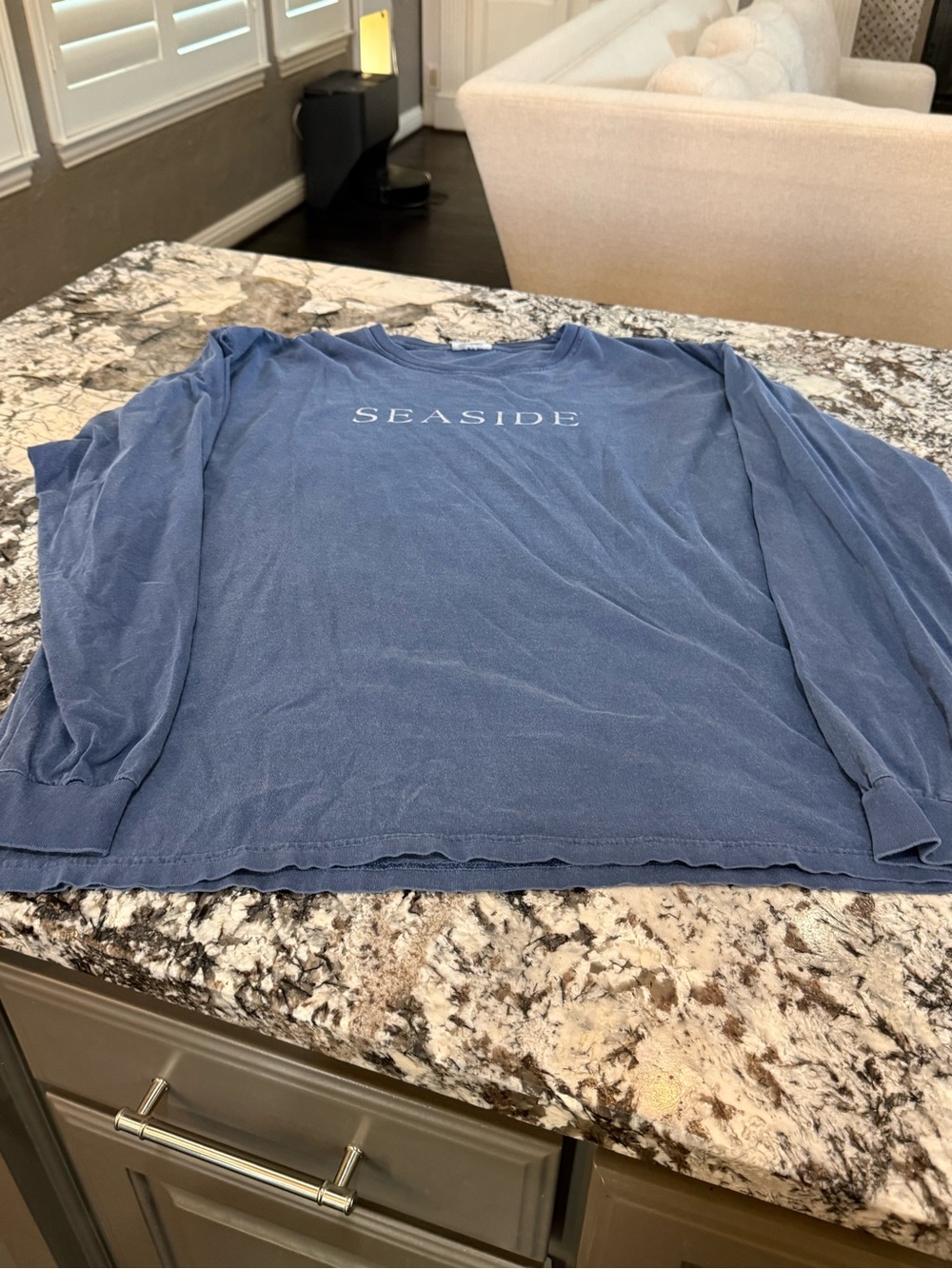 Seaside Men’s Long Sleeve Shirt – XL